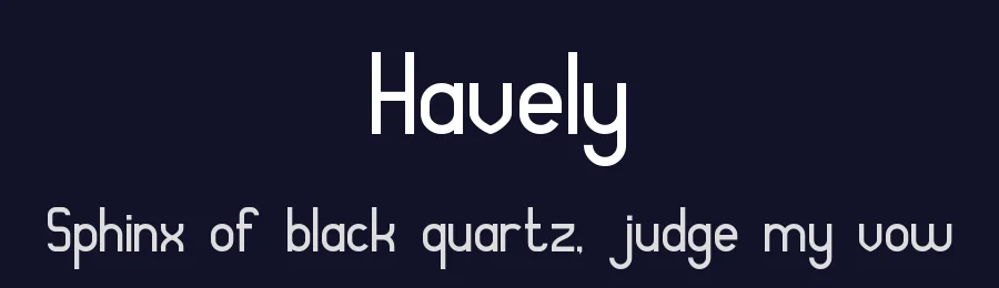 Havely by Slide Shoot Type — Sans Serif Font — thumbnail 2