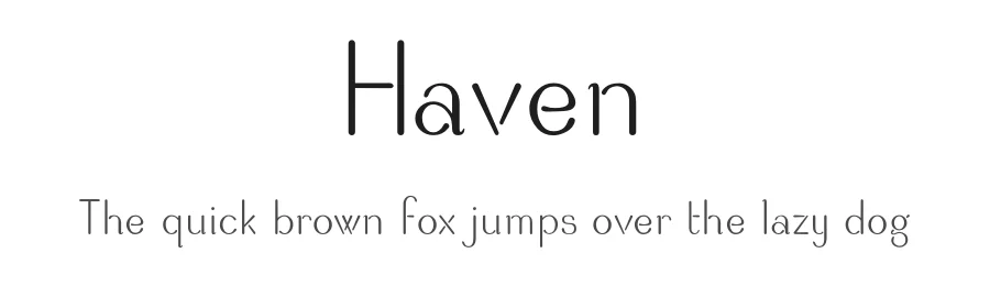 Haven by Kailey Scott — Decorative Font