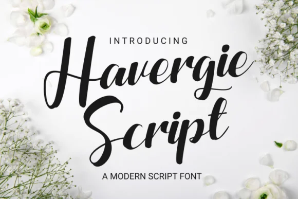 Havergie Font by Rvandtype — Script Handwritten Font