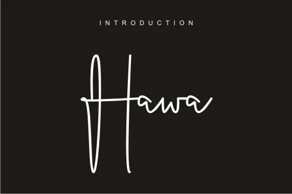 Hawa Font by harisprawoto — Script Handwritten Font