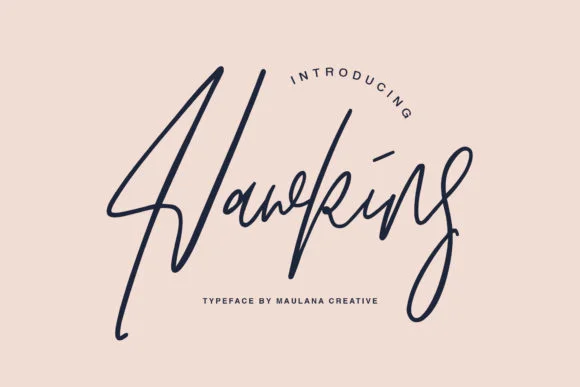 Hawkins Font by Maulana Creative — Script Handwritten Font