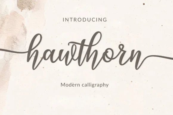 Hawthorn Font by Amarlettering — Script Handwritten Font