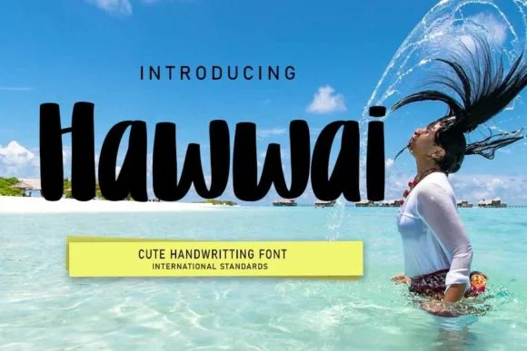 Hawwai Font by shiddiq.art — Script Handwritten Font