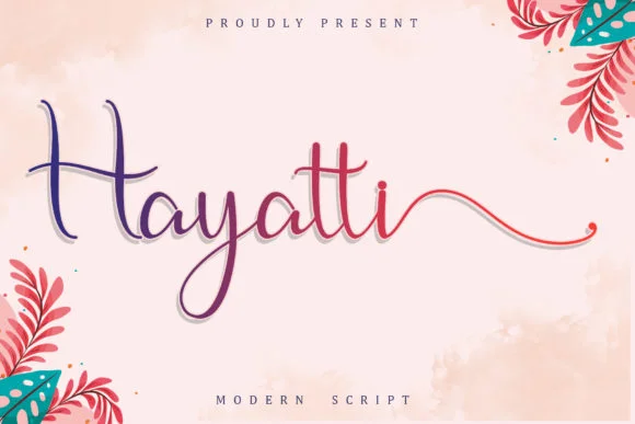 Hayatti Font by Sakha Design — Script Handwritten Font