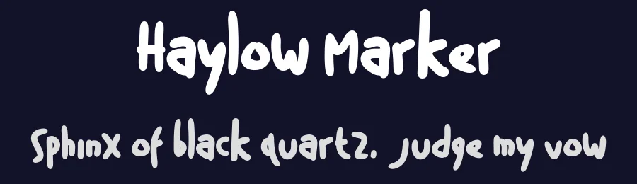 Haylow Marker by Kurnia Setyadi — Script Handwritten Font — thumbnail 2