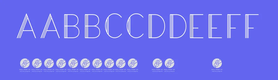 Hazel Deco by Leslie — Decorative Font — thumbnail 3