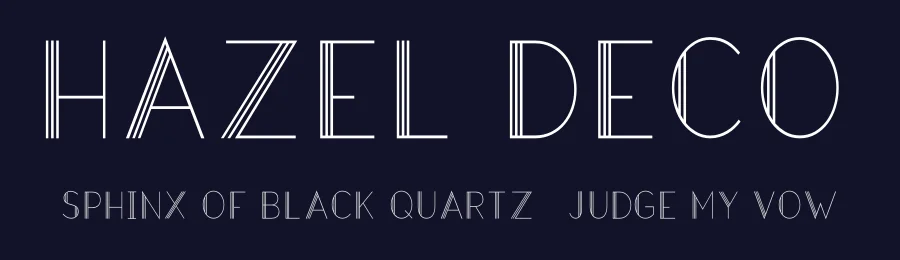 Hazel Deco by Leslie — Decorative Font — thumbnail 2
