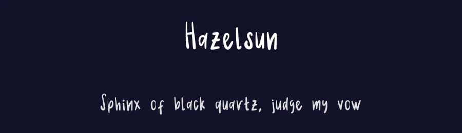 Hazelsun by Soonshine — Script Handwritten Font — thumbnail 2