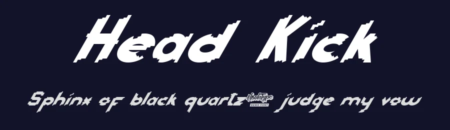 Head Kick by Noah Type — Decorative Font — thumbnail 2