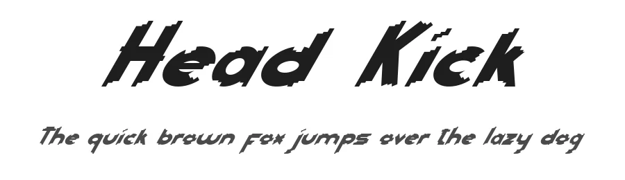 Head Kick by Noah Type — Decorative Font