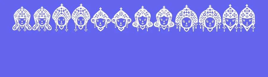Head of Idol by Vladimir Nikolic — Dingbats Font — thumbnail 3