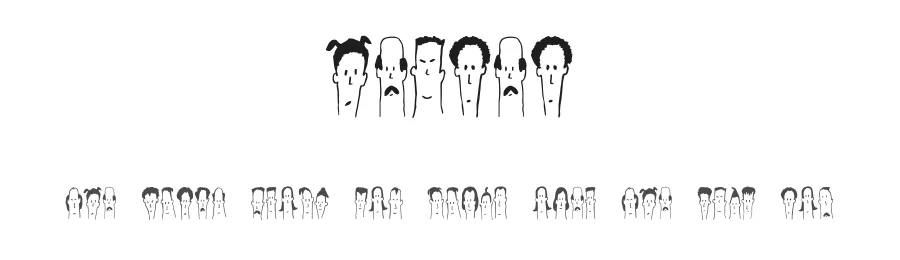 Headed by Vladimir Nikolic — Dingbats Font