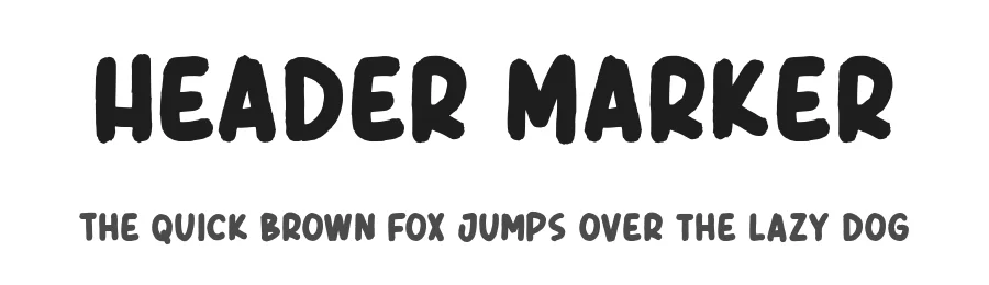 Header Marker