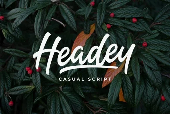 Headey Font by getstudio — Script Handwritten Font