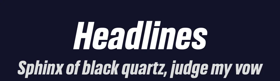 Headlines by Anita Jürgeleit — Sans Serif Font — thumbnail 2