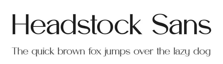 Headstock Sans