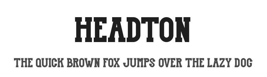 Headton by Kong Font — Decorative Font