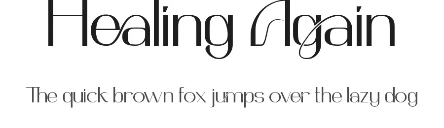 Healing Again by NihStudio β Sans Serif Font
