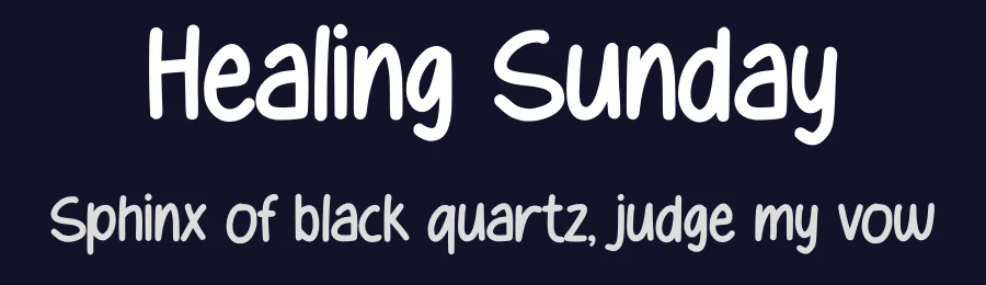 Healing Sunday by Gassstype — Decorative Font — thumbnail 2