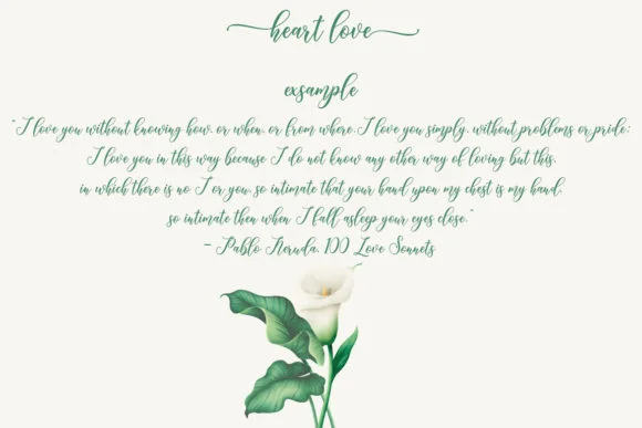 Heart Love Font by Amarlettering by Amarlettering — Script Handwritten Font — thumbnail 4
