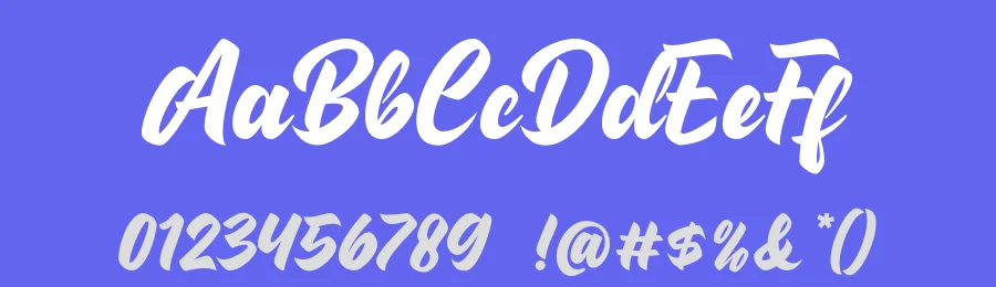 Heart Blues by Kong Font — Script Handwritten Font — thumbnail 3