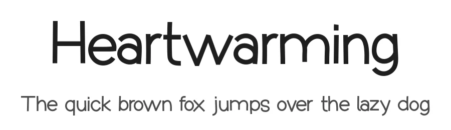 Heartwarming by Hanna Bie — Decorative Font