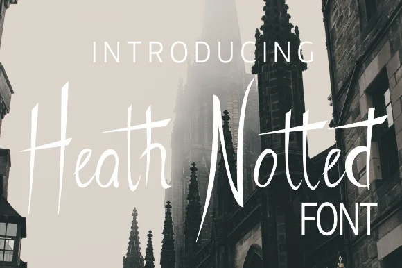 Heath Notted Font by yuliusparyadi.id — Script Handwritten Font