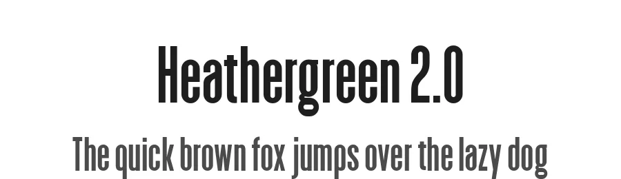 Heathergreen 2.0 by Sharkshock β Sans Serif Font