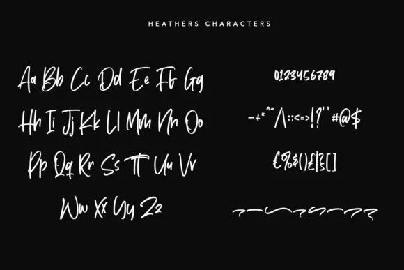 Heathers Font by Maulana Creative — Script Handwritten Font — thumbnail 7