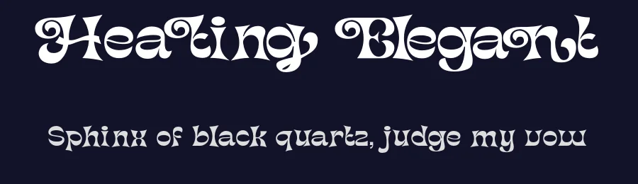 Heating Elegant by 177Studio — Decorative Font — thumbnail 2
