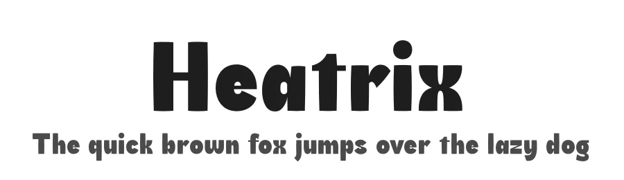 Heatrix by Storytype Studio — Sans Serif Font