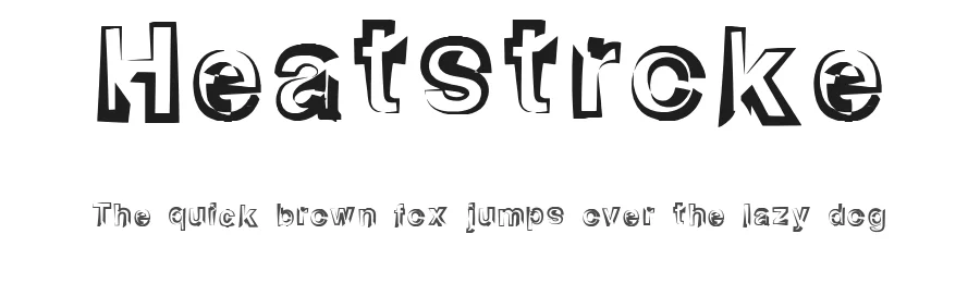 Heatstroke by Canale Studio, Inc. — Decorative Font