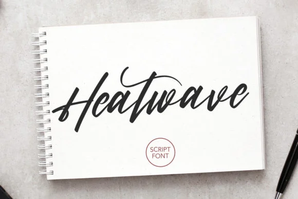 Heatwave Font by Maulana Creative — Script Handwritten Font