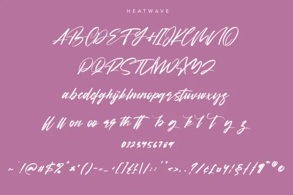 Heatwave Font by Maulana Creative — Script Handwritten Font — thumbnail 9