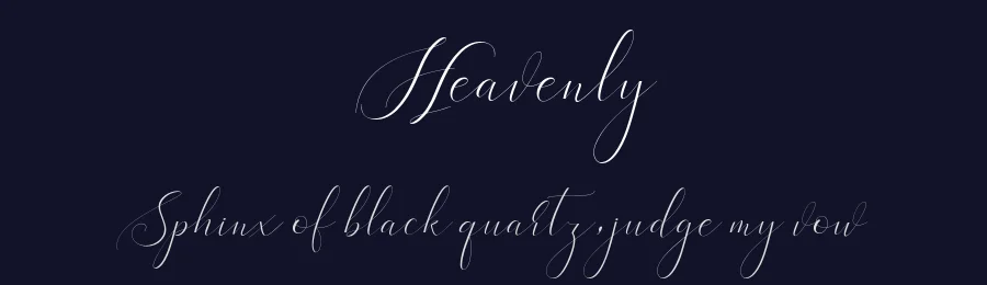 Heavenly by Mr Letters — Script Handwritten Font — thumbnail 2