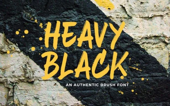 Heavy Black Font by Panrita Studio — Script Handwritten Font