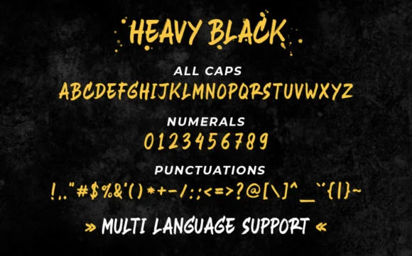 Heavy Black Font by Panrita Studio — Script Handwritten Font — thumbnail 5