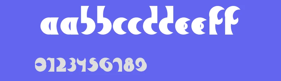Heavy Moon A by Angie — Decorative Font — thumbnail 3