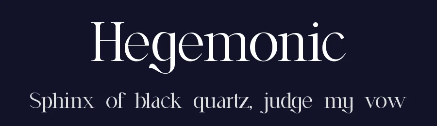 Hegemonic by UI Creative — Serif Font — thumbnail 2