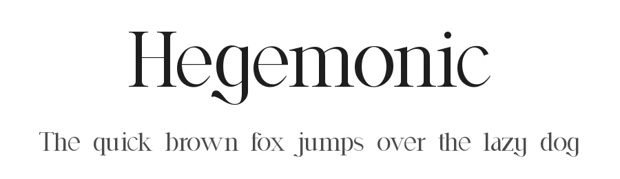 Hegemonic