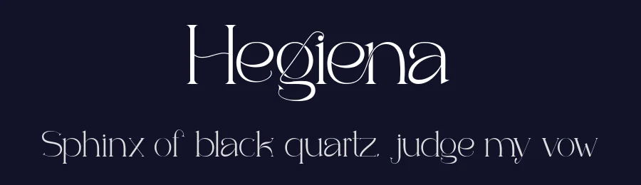Hegiena by Muksal Creative — Sans Serif Font — thumbnail 2