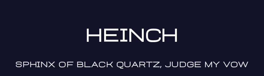 Heinch by Almarkhatype — Sans Serif Font — thumbnail 2