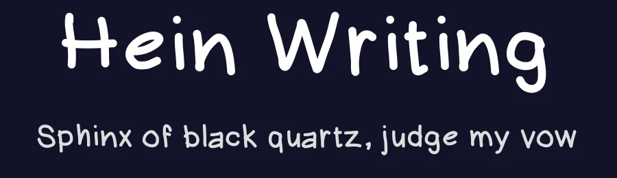 Hein Writing by John Doe Amsterdam — Script Handwritten Font — thumbnail 2
