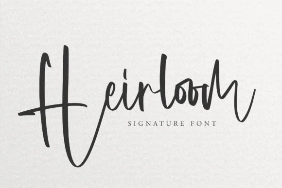 Heirloom Font by Arendxstudio — Script Handwritten Font