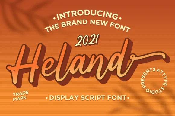 Heland Font by attypestudio — Script Handwritten Font