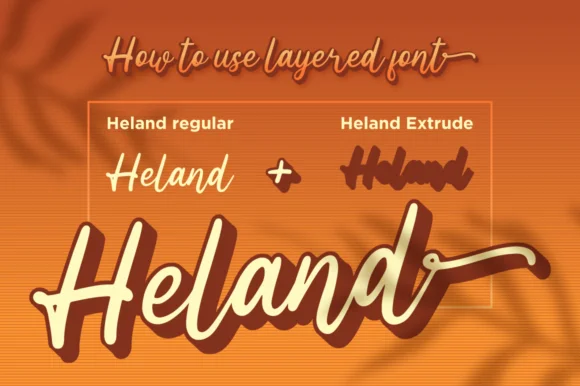 Heland Font by attypestudio — Script Handwritten Font — thumbnail 5