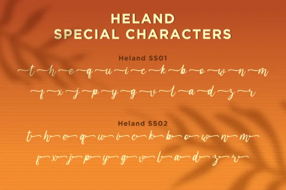 Heland Font by attypestudio — Script Handwritten Font — thumbnail 7