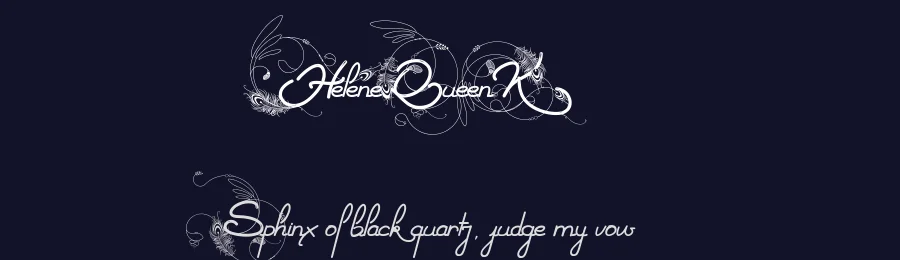Helene Queen K by Maelle.K | Thomas Boucherie — Script Handwritten Font — thumbnail 2