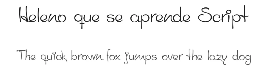 Heleno que se aprende Script