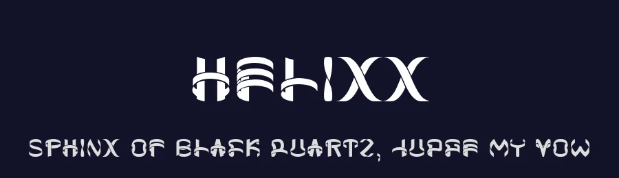 Helixx by Mike Wolf — Decorative Font — thumbnail 2